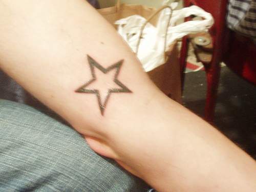 star tattoo pictures. Star tattoos are very popular