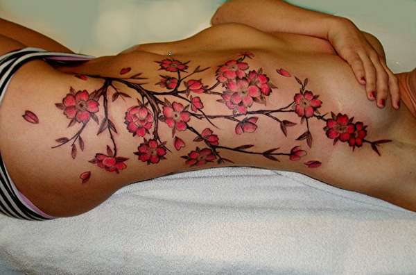 Cherry blossom tattoos are a relatively new concept.