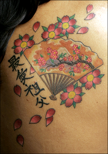 cherry blossom tattoo meaning. Cherry Blossom Tattoos the