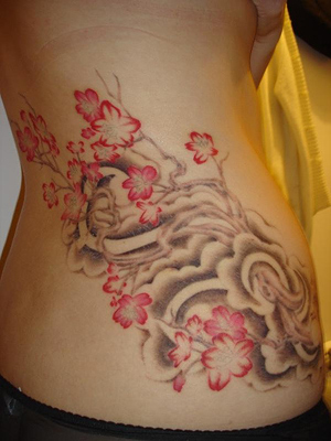 apple blossom tattoo. Chinese Cherry Blossom Tattoos
