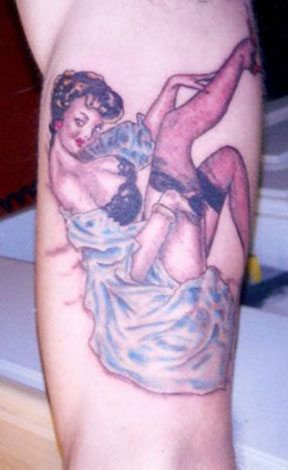 So you're looking for pin up girl tattoos They're something else