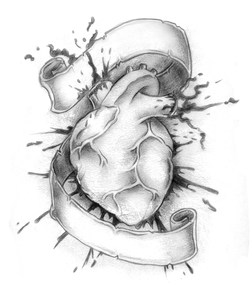 bleeding heart tattoos