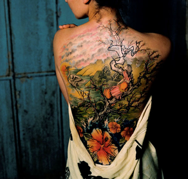 japanese cherry blossom tree tattoos. Cherry Blossom Tattoos | Paul Hartrick