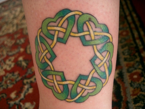 Most commonly though, the Celtic heart tattoo represents the union of souls.