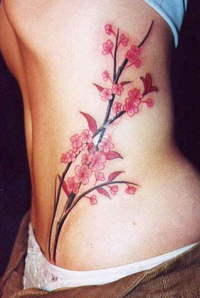 Cherry Tattoos on Cherry Blossom Tattoo Designs With Image Female Tattoo With Japanese