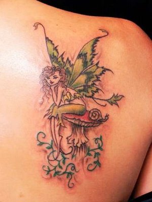 colorful fairy tattoos