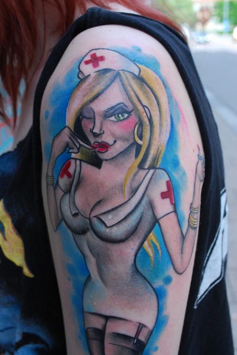 Nurse Tattoo Design Picture