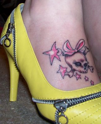 I ear that this type of skull tattoo is popular but I may have heard wrong, 