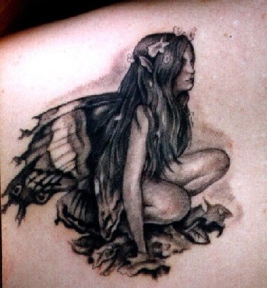 Gothic Fairy Tattoo.