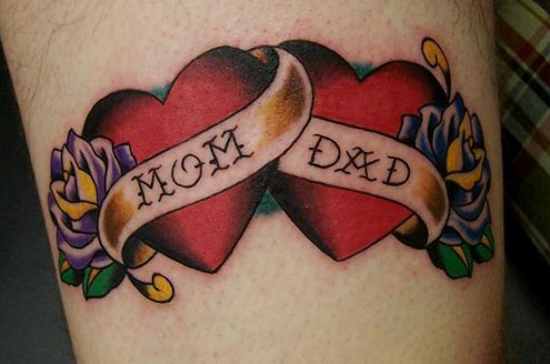 heart arm tattoos