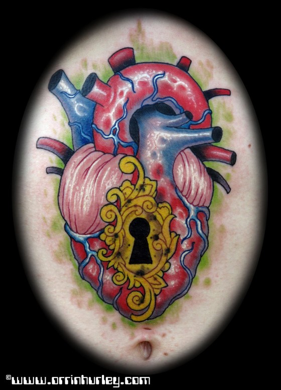 heart locket tattoos. Source: nbc12
