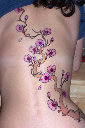 japanese cherry blossom tattoo