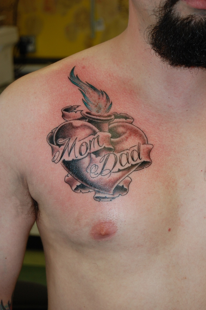 mom heart tattoos