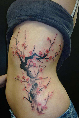 tattoo of cherry blossom tree