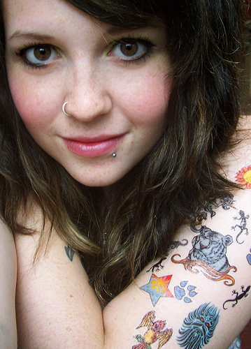 Piercings Tattoos  Girl Tattoos Design-1425